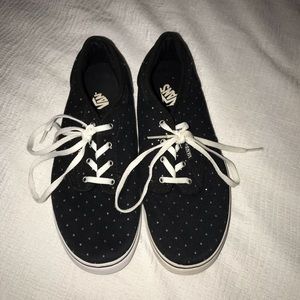 Polka Dot Vans sneakers size 6